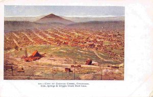 City of Cripple Creek Panorama Colorado 1905c postcard