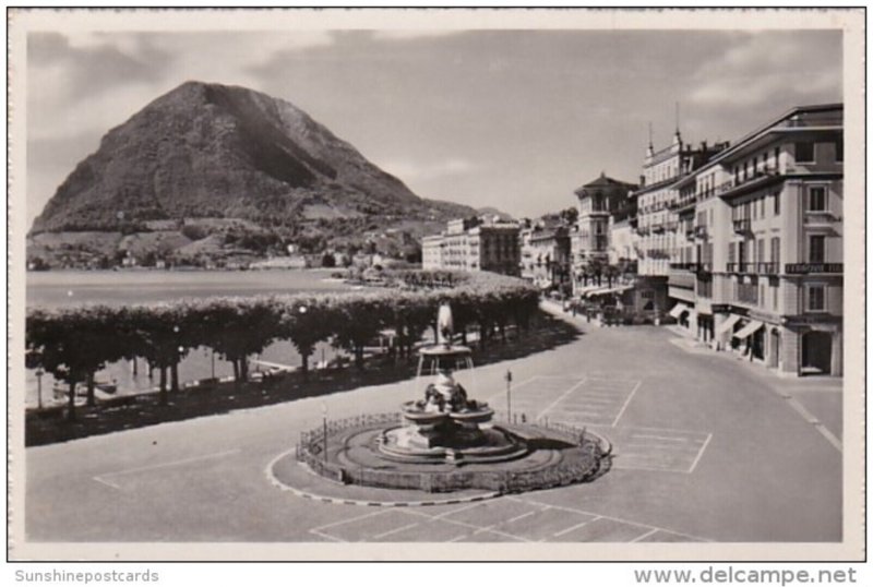 Switzerland Lugano Quai Monte San Salvatore Photo