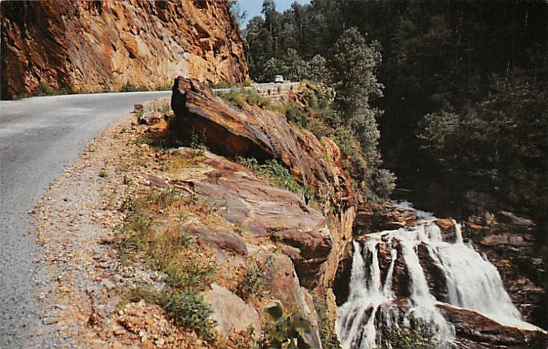 U. S. 64, Cullasaja Falls between Highlands and Franklin - Highlands, North C...