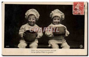 Old Postcard Fantasy Children Patissier