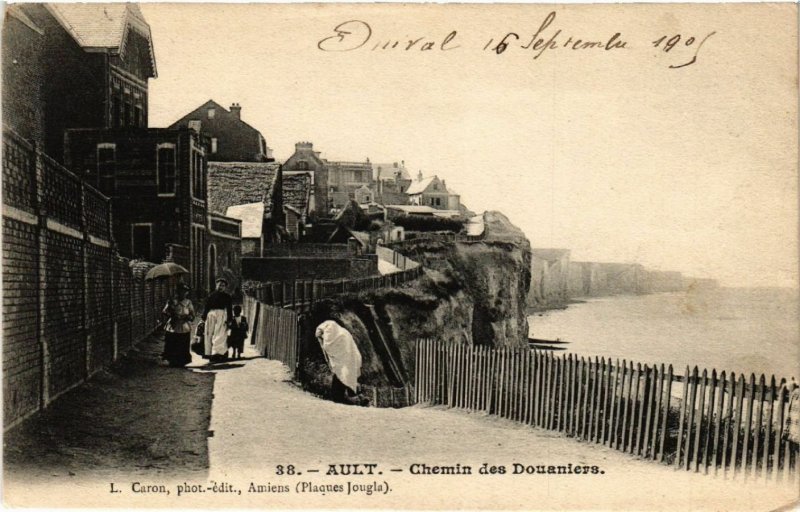 CPA AULT - Chemin des Douaniers (514561)