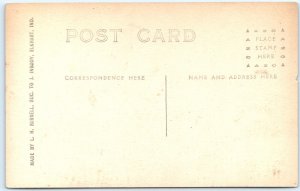 c1910s Elkhart, Ind Man RPPC Real Photo LH Burrell Postcard Suc. Inbody A122