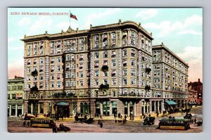 Toronto Ontario Canada, King Edward Hotel, Advertising, Vintage Postcard 