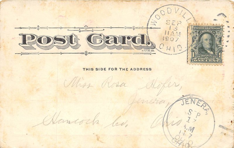 Convicts Prison Stripes 1907 Comic Postcard Right In Line 