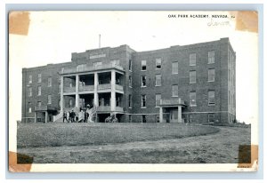 C1910's Oak Park Academy Nevada Postcard F86E