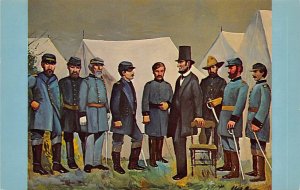 Pres. Lincoln's generals Hull, Ma, USA Civil War Unused 