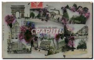 Old Postcard Souvenir From Paris 17eme