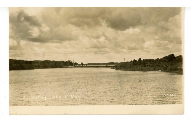 Canada - ON, Sudbury. Killarney Lake & Bay    *RPPC