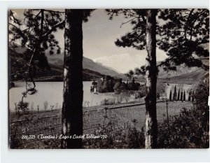 Postcard Lago e Castel Toblino, Trento, Italy