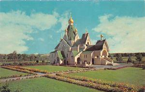 Jordanville New York~Holy Trinity Monastery (North Western View)~1950s Postcard
