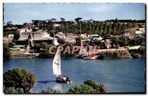 Modern Postcard Les Sables D & # 39Olonne Lake Tanchet