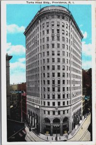 Turks Head Building Providence Rhode Island Vintage Postcard C204