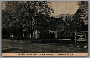 Postcard Canadensis PA c1947 Laurel Grove Inn And Cottages Poconos Mountains