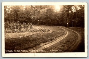 RPPC  Vinton  Iowa  Cedar River Park   Postcard  1914