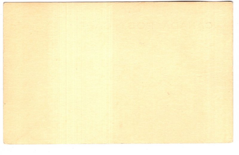 Postal Stationery Canada, George VI 3 Cent Purple Postcard