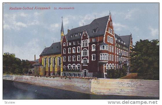 St. Marienworth, Radium- Solbad Kreuznach (Rhineland-Palatinate), Germany, 19...