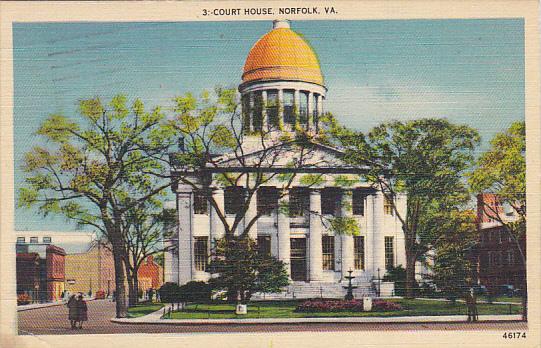 Court House Norfolk Virginia 1943