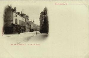 CPA CHAUMONT Rue de Buxereuilles - Hotel de Ville (616524)