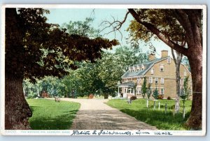 Sudbury Massachusetts Postcard Wayside Inn Exterior View Building c1910 Vintage