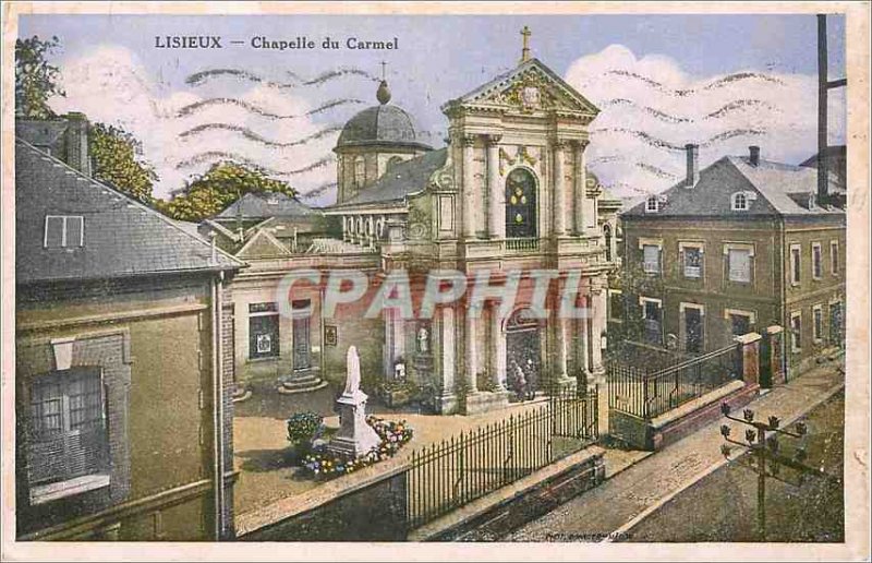 Old Postcard Lisieux Carmel Chapel