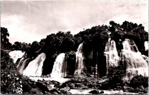 Central African Republic Bangui Oubangui Chari Les Chutes de Bouali RPPC C010