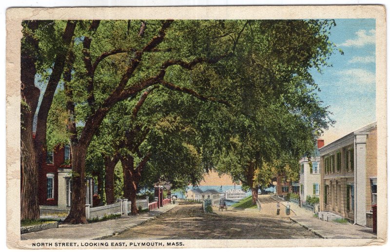 Plymouth, Mass, North Street, Looking East