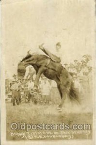 Buddy Timmons on Jack Dempsey, Western Cowboy, Cowgirl Postal Used Unknown so...