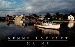 Maine Kennebunkport Greetings Showing Waterfront