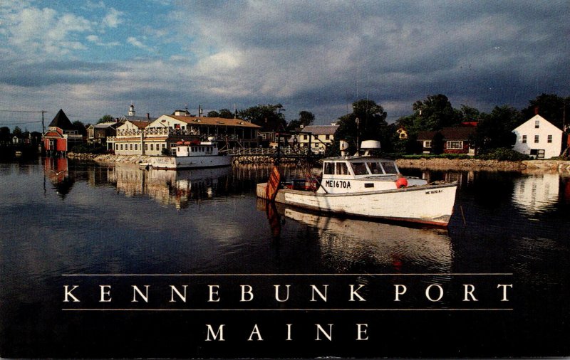 Maine Kennebunkport Greetings Showing Waterfront