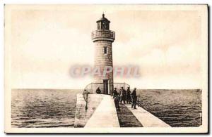 Old Postcard Lighthouse Croisic