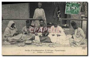 Old Postcard Negro Black Man Paris Jardin d & # 39acclimatation L & # 39Afriq...