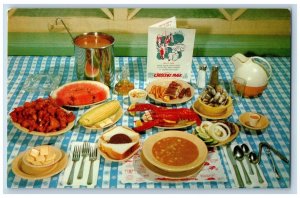 Providence Rhode Island Postcard World's Famous Cresent Park Shore Dinners c1960