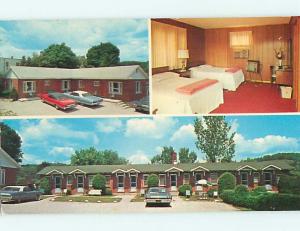 Unused Pre-1980 OLD CARS & GREGORY'S MOTEL Mt. Mount Vernon Kentucky KY s5904
