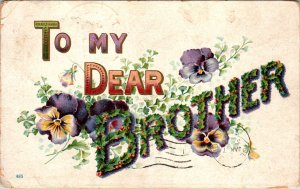 To My Dear Brother Flowers BIN