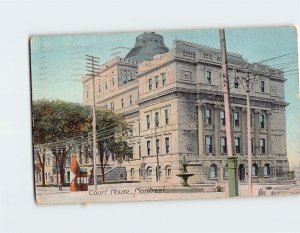 Postcard Court House, Montreal, Canada