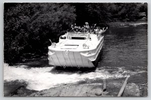 Wisconsin Dells Duck Boat Real Photo Postcard J26