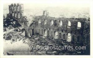 Greece Odeum of Herodes Atticus Athens Odeum of Herodes Atticus Real Photo