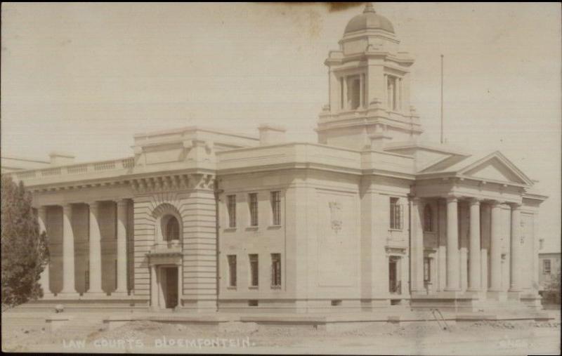 Bloemfontein South Africa Law Courts c1910 Real Photo Postcard