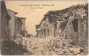 44416 vintage postcard - Vibo Valentia - Triparni: 1905 CALABRIA EARTHQUAKE-