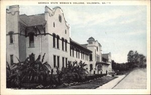 Valdosta Georgia GA State Woman's College Vintage Postcard