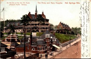 Postcard The Army and Navy Hospital in Hot Springs, Arkansas