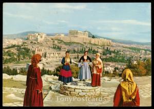 Greek Costumes, A group of girls