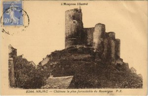 CPA NAJAC - Chateau le plus formidable du Rouergue (133474)