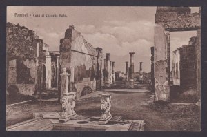 ITALY, Vintge postcard, Pompeii, Casa di Cornelio Rufo