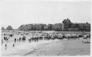 Ostende Belgium Cote Hotel du Phare Lighthouse Real Photo Postcard AA74597