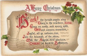 Christmas Greetings Message. Holly Tuck Christmas Hymns Ser. PC # 514