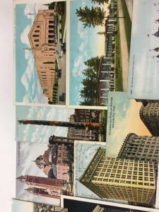 Group Of 14 Pre 1930 USA Historic Bldgs Antique Postcards K31804 