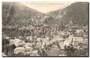 Old Postcard Vue Generale From Brides Les Bains