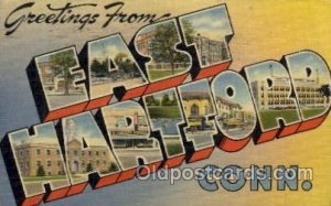 East Hartford, Connecticut Large Letter Town 1948 close to perfect corners, v...