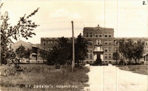 PC CPA US, SD, MITCHELL, ST JOSEPH'S HOSPITAL, REAL PHOTO POSTCARD (b6412)